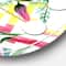 Designart 'Floral Botanical Retro Xi Mid-Century Modern Wall Clock